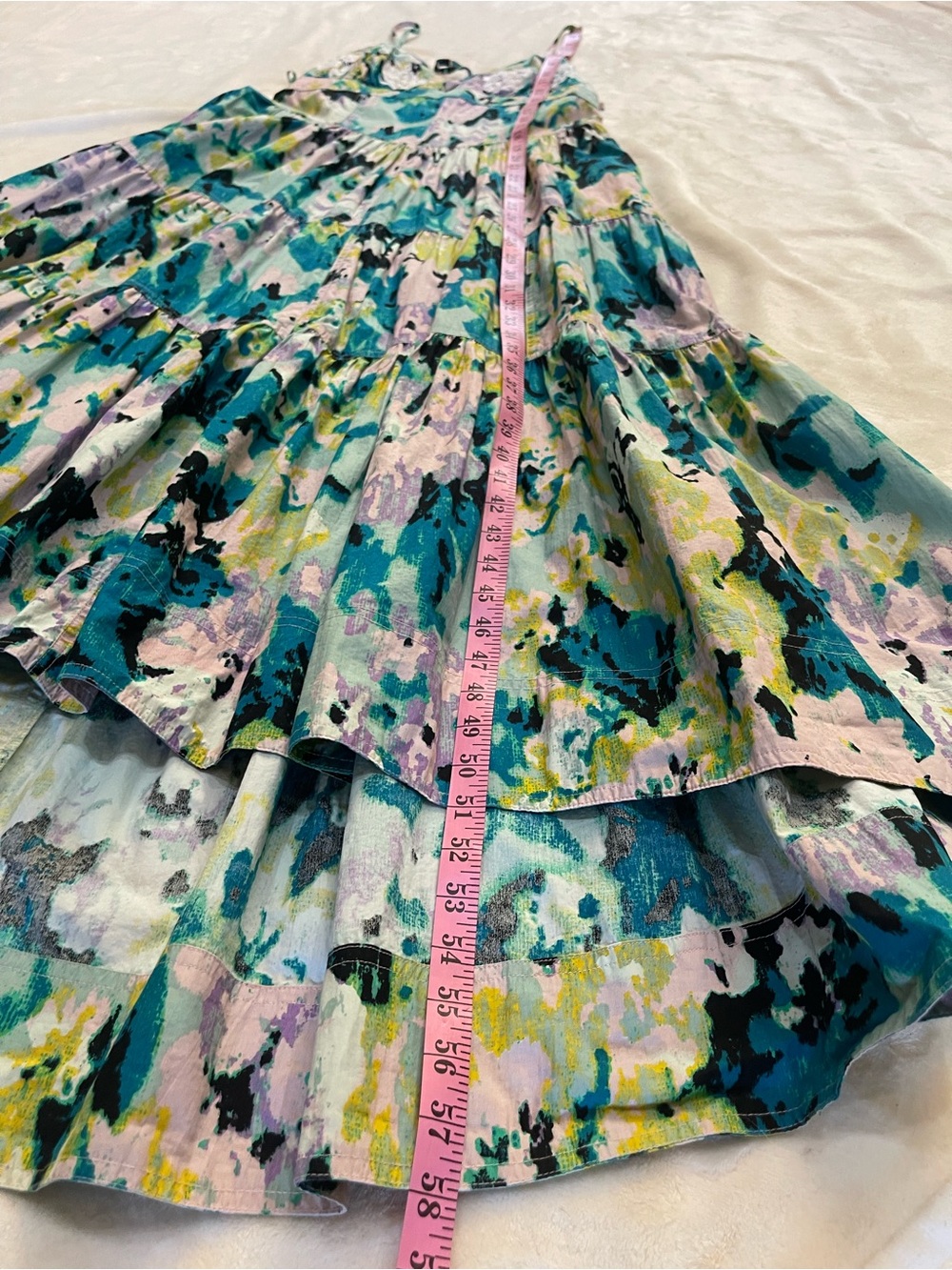 Free People Long Love Floral Tiered Maxi Dress – Size M – Like New - Picture 16 of 16